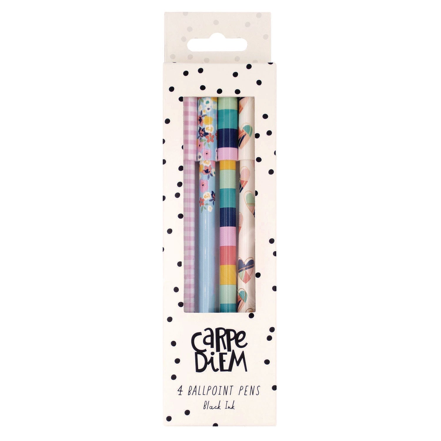 pukka-pad-carpe-diem-ballpoint-pen-stick-medium-0-7-mm-black-ink-assorted-ditzy-floral-collection-4-pens-pack-6-packs-box-puk9228cd_2