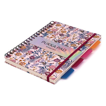 pukka-pad-b5-size-project-book-4-subject-medium-college-rule-assorted-blum-floral-covers-100-9-8-x-6-9-sheets-3-pack-puk9494blmasst_4