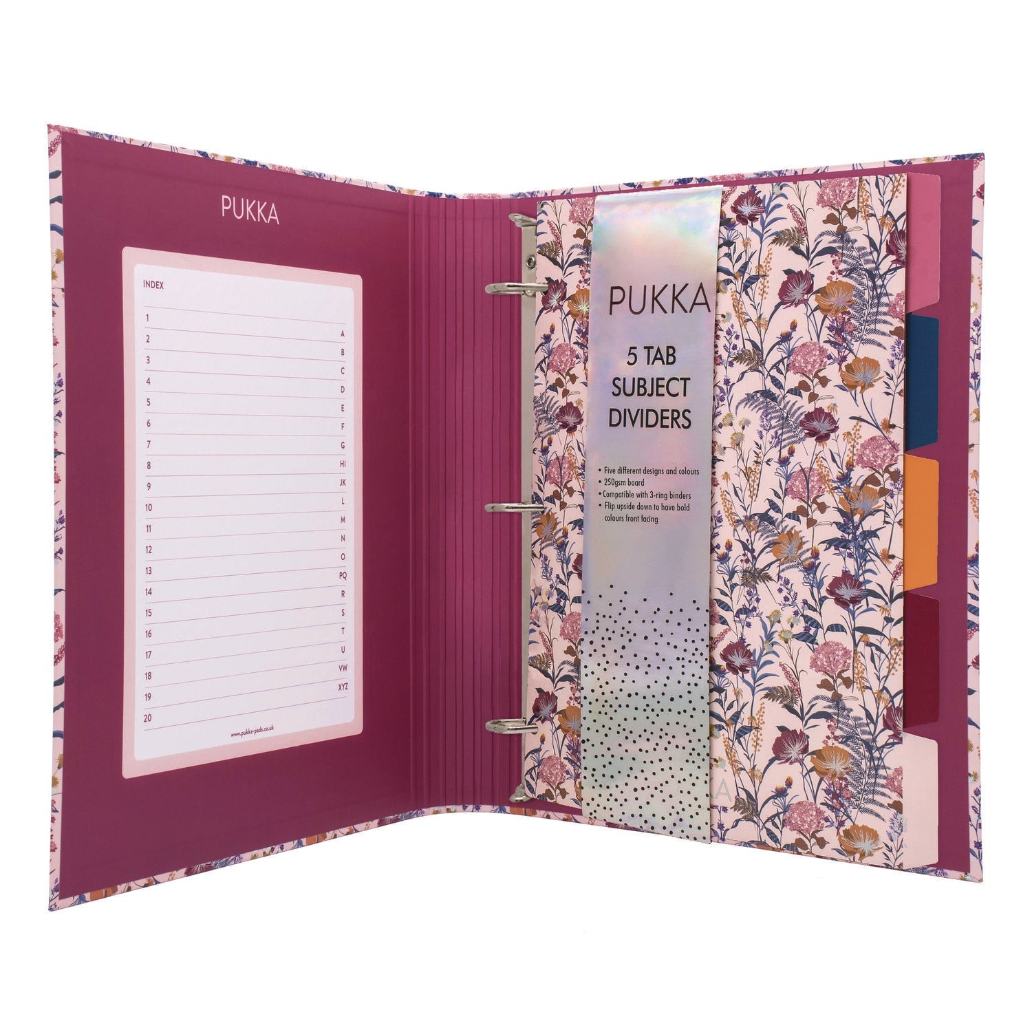 pukka-pad-rollbound-binder-3-rings-1-capacity-11-x-8-5-cream-yellow-blue-red-puk9609blm_3