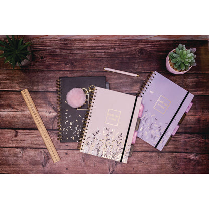 pukka-pad-b5-size-project-book-4-subject-medium-college-rule-assorted-floral-covers-100-9-8-x-6-9-sheets-3-pack-puk9447roc_7