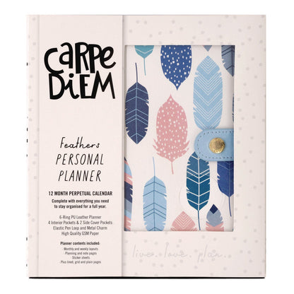 pukka-pad-personal-planner-feathers-7-48-x-6-42-blue-cream-pink-cover-12-month-undated-puk9210cd_2