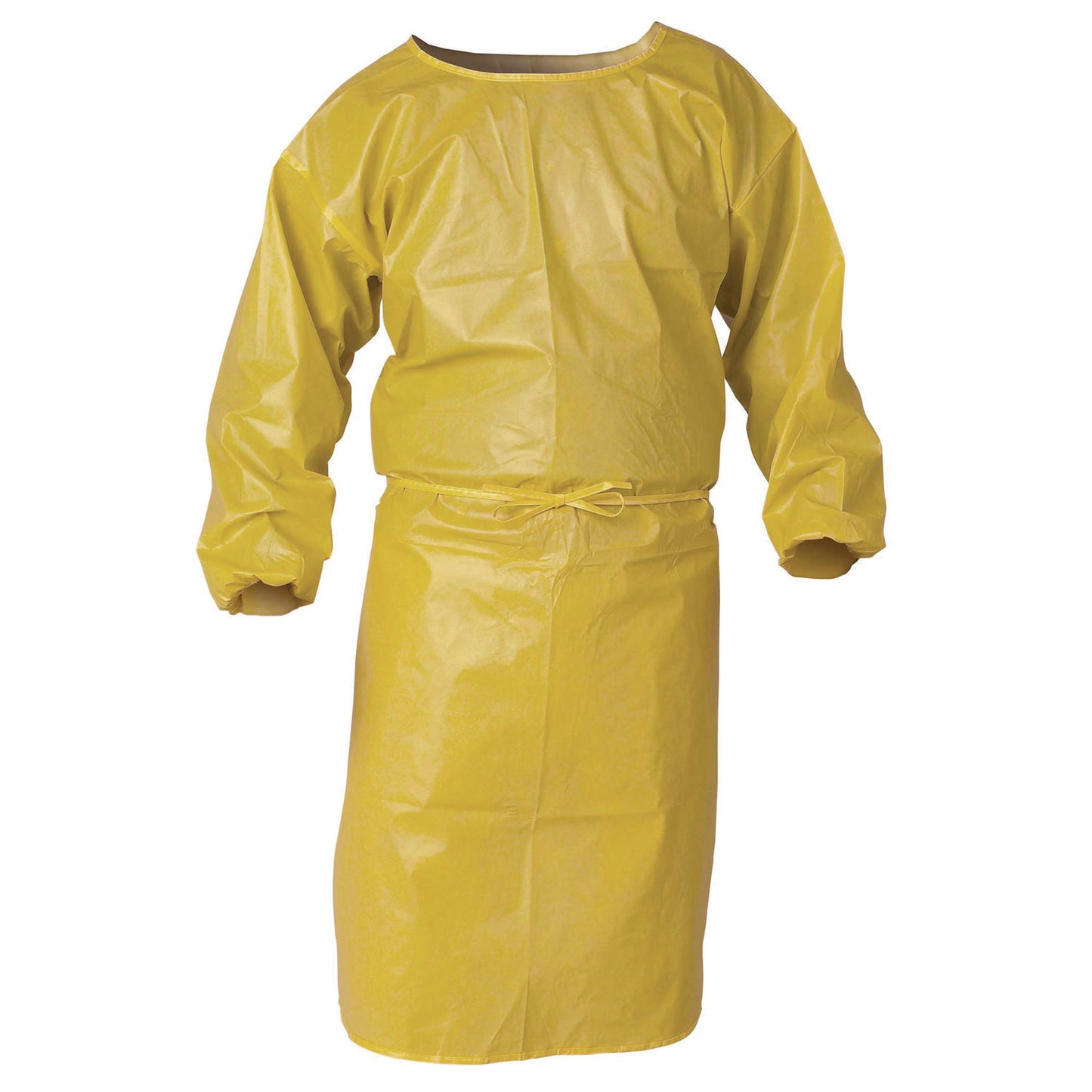 KleenGuard™ A70 Chemical Spray Protection Smock, One Size Fits Most, Yellow, 25/Carton (ANS09830)
