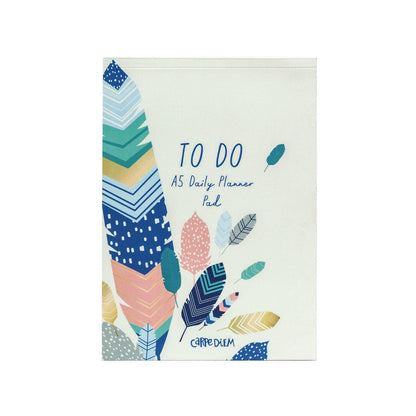 pukka-pad-daily-planner-feathers-8-27-x-5-83-blue-cream-pink-cover-2-month-undated-6-pack-puk9218cd_2
