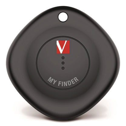 Verbatim® My Finder Bluetooth Tracker for Apple iOS, Black/Purple/White, 3/Pack (VER32132)
