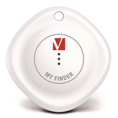 Verbatim® My Finder Bluetooth Tracker for Apple iOS, Black/Purple/White, 3/Pack (VER32132)
