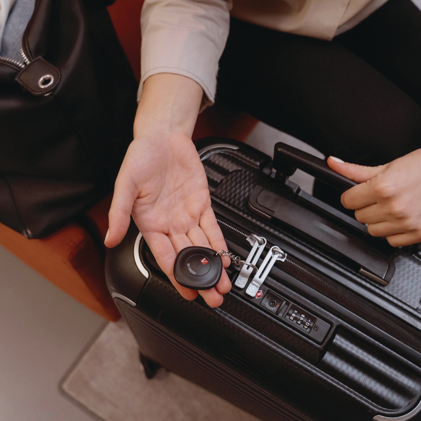 Verbatim® My Finder Bluetooth Tracker for Apple iOS, Black/Purple/White, 3/Pack (VER32132)