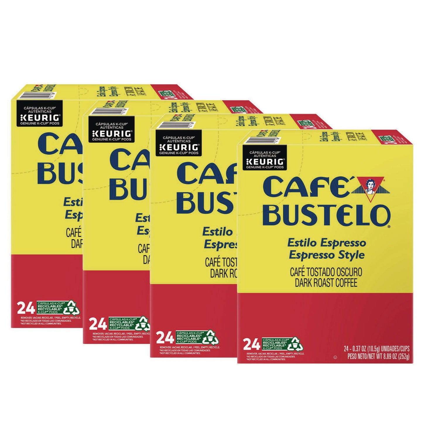 Café Bustelo Espresso Style K-Cups, 96/Carton (GMT6106CT)