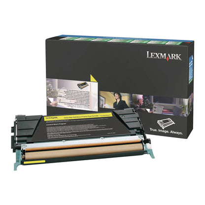 Lexmark™ 24B5806 Return Program High-Yield Toner, 10,000 Page-Yield, Yellow (LEX24B5806)
