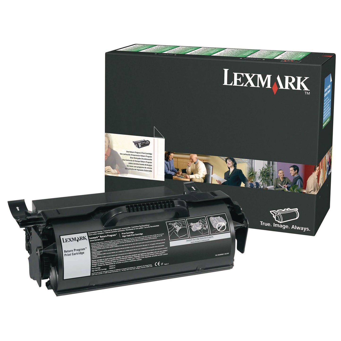 Lexmark™ 24B5875 Return Program High-Yield Toner, 30,000 Page-Yield, Black (LEX24B5875)