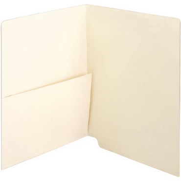 Medical Arts Press® Manila End Tab Pocket Folder, Straight Tabs, Letter Size, Manila, 50/Box (MAQ31459)