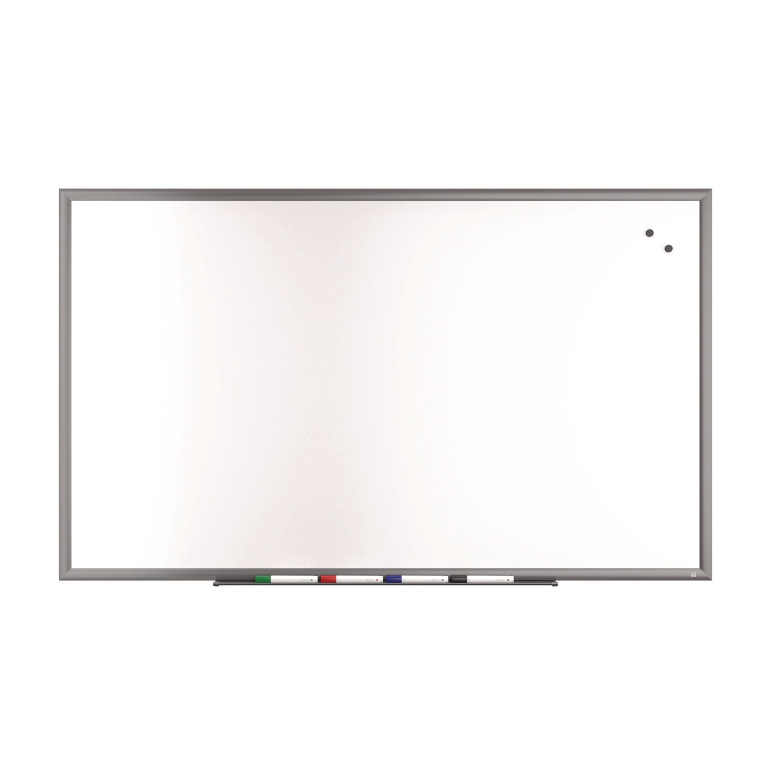 tru-red-magnetic-porcelain-dry-erase-board-60-x-36-white-surface-gray-natural-aluminum-frame-tudtr61186_1