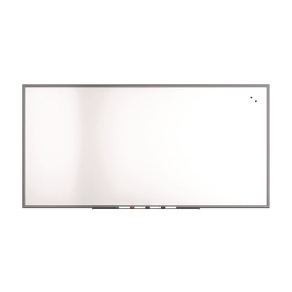 tru-red-magnetic-porcelain-dry-erase-board-96-x-48-white-surface-gray-natural-aluminum-frame-tudtr61188_1