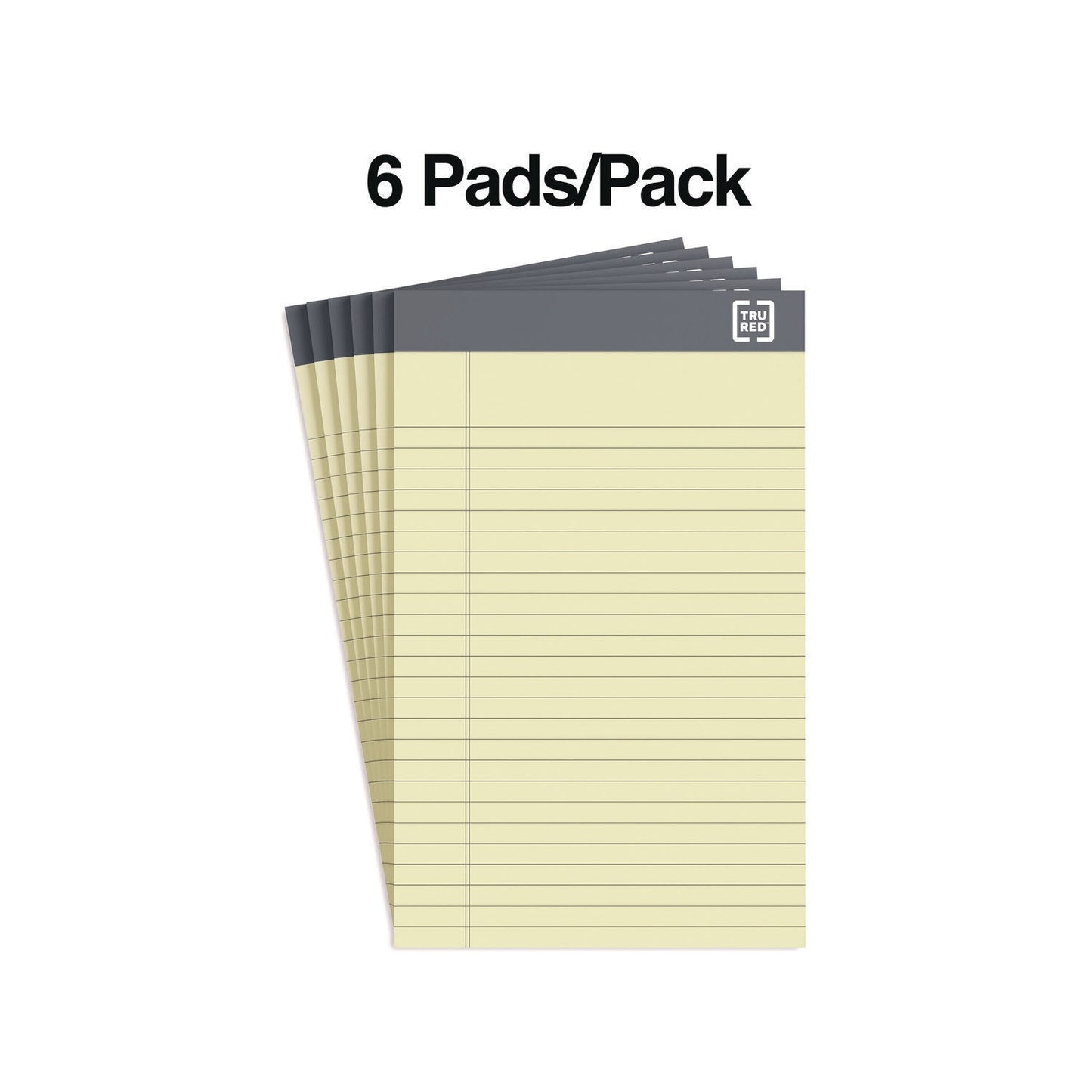 tru-red-notepads-narrow-rule-50-canary-yellow-5-x-8-sheets-6-pack-tudtr59899_3