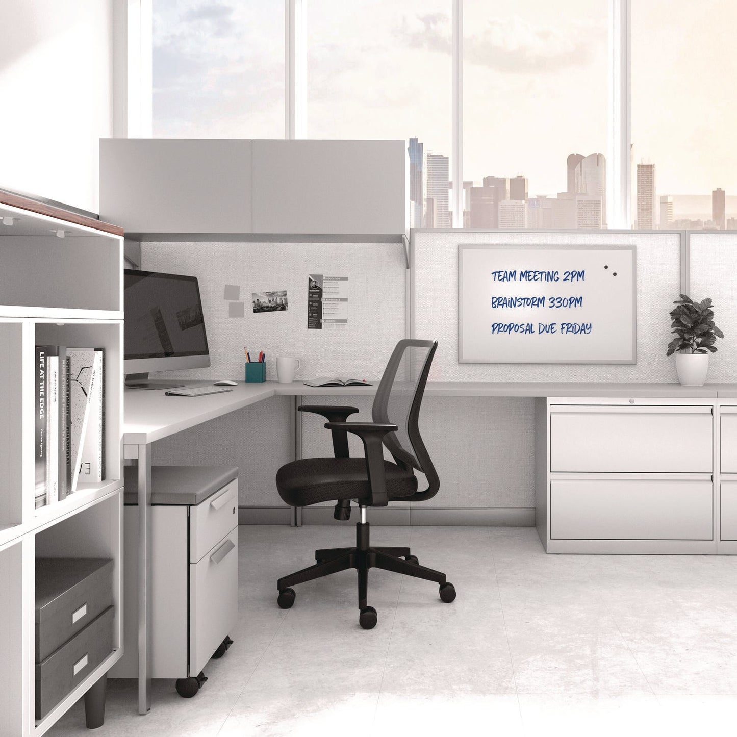 tru-red-magnetic-steel-dry-erase-board-24-x-36-white-surface-gray-natural-aluminum-frame-tudtr61169_2