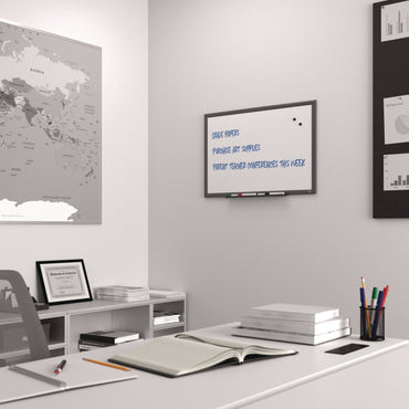 tru-red-magnetic-porcelain-dry-erase-board-36-x-24-white-surface-gray-natural-aluminum-frame-tudtr61184_2