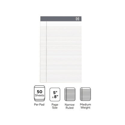tru-red-notepads-narrow-rule-50-white-5-x-8-sheets-6-pack-tudtr59900_3