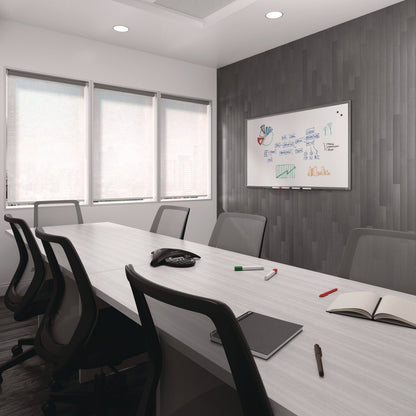 tru-red-magnetic-porcelain-dry-erase-board-60-x-36-white-surface-gray-natural-aluminum-frame-tudtr61186_3