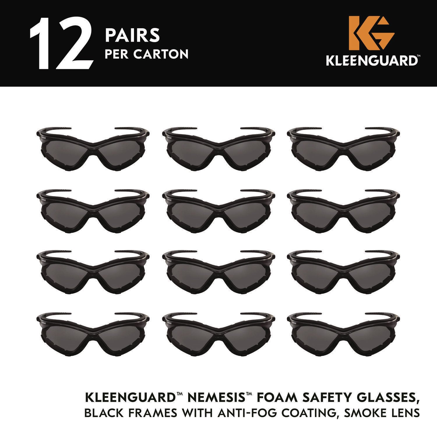 kleenguard™-v30-nemesis-foam-safety-glasses-black-nylon-frame-smoke-polycarbonate-lens-12-carton-ans65336_2