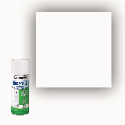 Rust-Oleum® Specialty Tub and Tile Spray, Gloss White, 12 oz Aerosol Can, 6/Carton (RST280882)