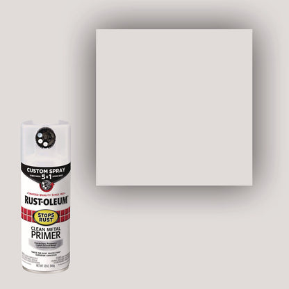 Rust-Oleum® Stops Rust 5-in-1 Spray Paint, Clean Metal, 12 oz Aerosol Can, 6/Carton (RST384758)