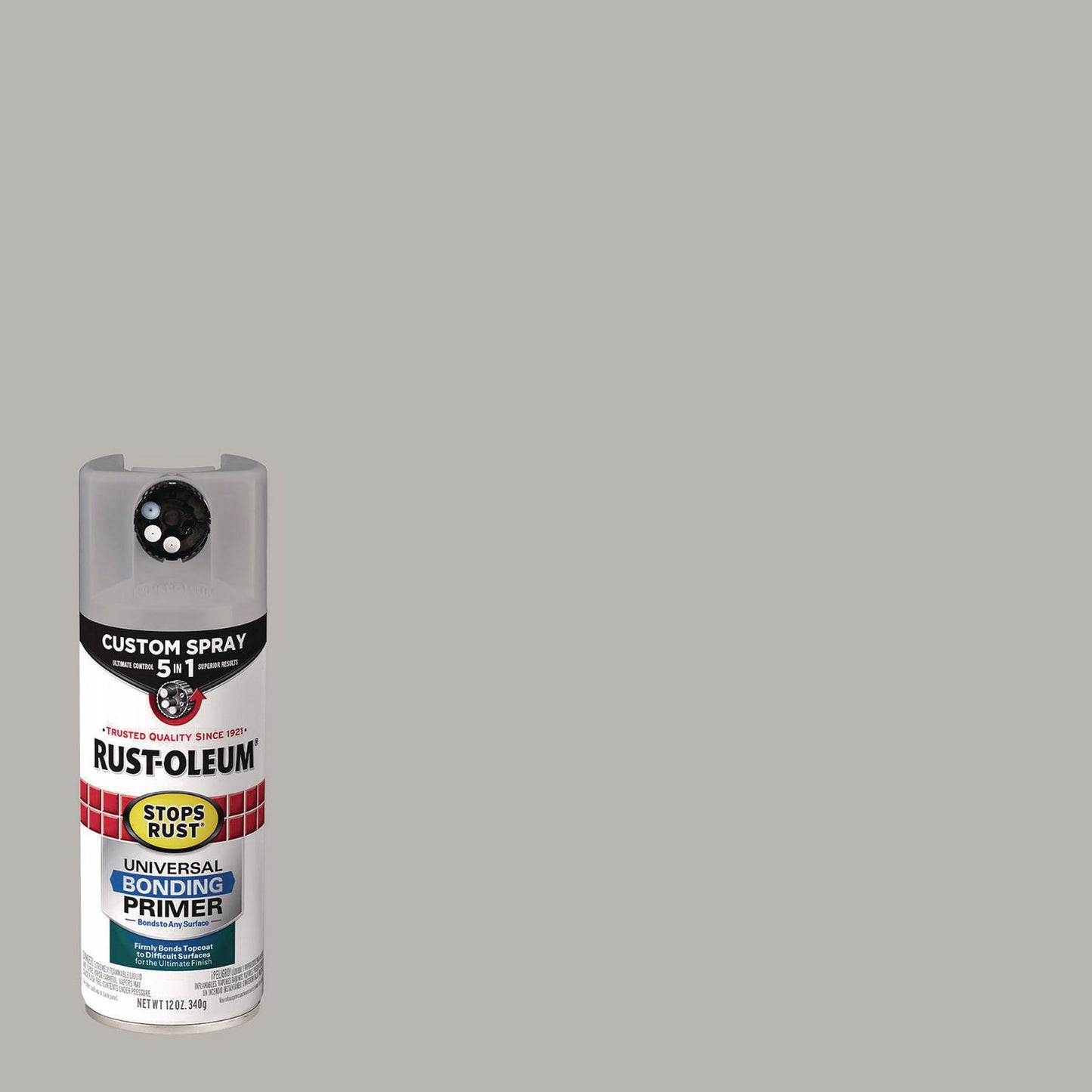 Rust-Oleum® Stops Rust 5-in-1 Spray Paint, Gray, 12 oz Aerosol Can, 6/Carton (RST384761)