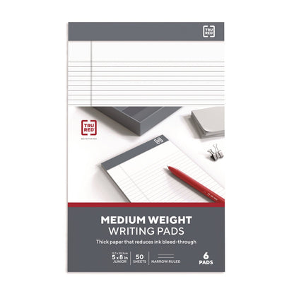 tru-red-notepads-narrow-rule-50-white-5-x-8-sheets-6-pack-tudtr59900_4