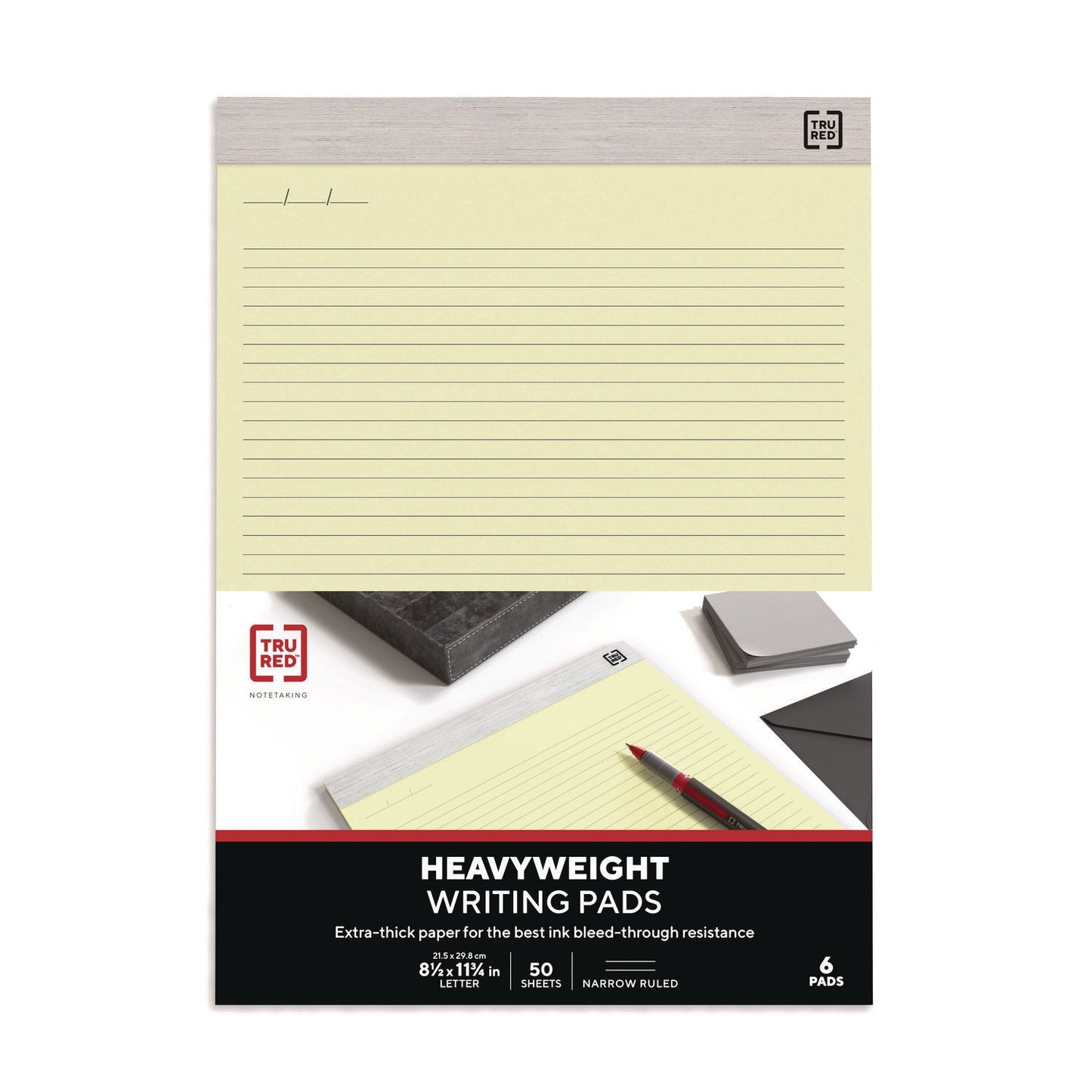 tru-red-notepads-narrow-rule-50-canary-yellow-8-5-x-11-75-sheets-6-pack-tudtr59921_4