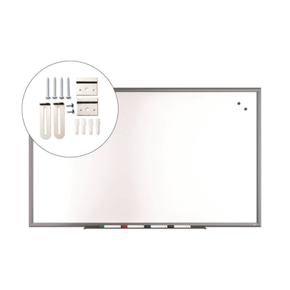 tru-red-magnetic-porcelain-dry-erase-board-60-x-36-white-surface-gray-natural-aluminum-frame-tudtr61186_5