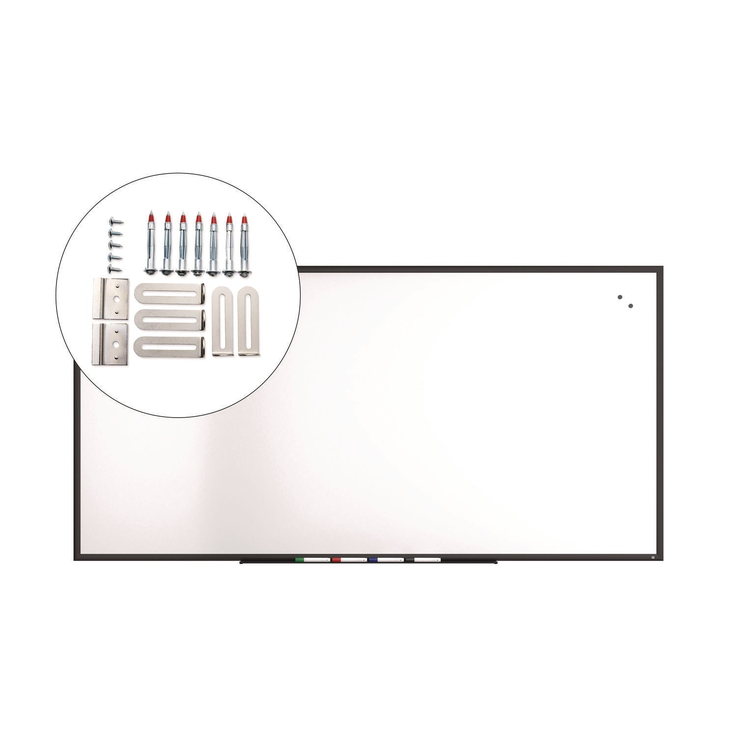 tru-red-magnetic-porcelain-dry-erase-board-96-x-48-white-surface-black-aluminum-frame-tudtr61191_5