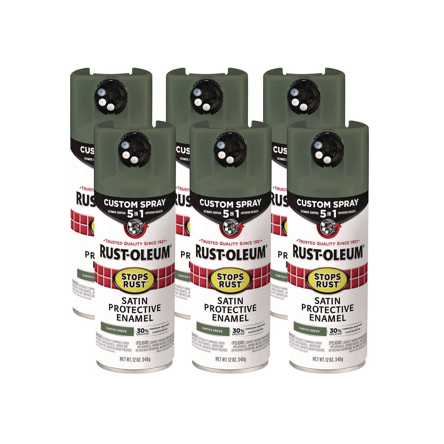 rust-oleum®-stops-rust-5-in-1-spray-paint-satin-earthy-green-12-oz-aerosol-can-6-carton-rst383421_1