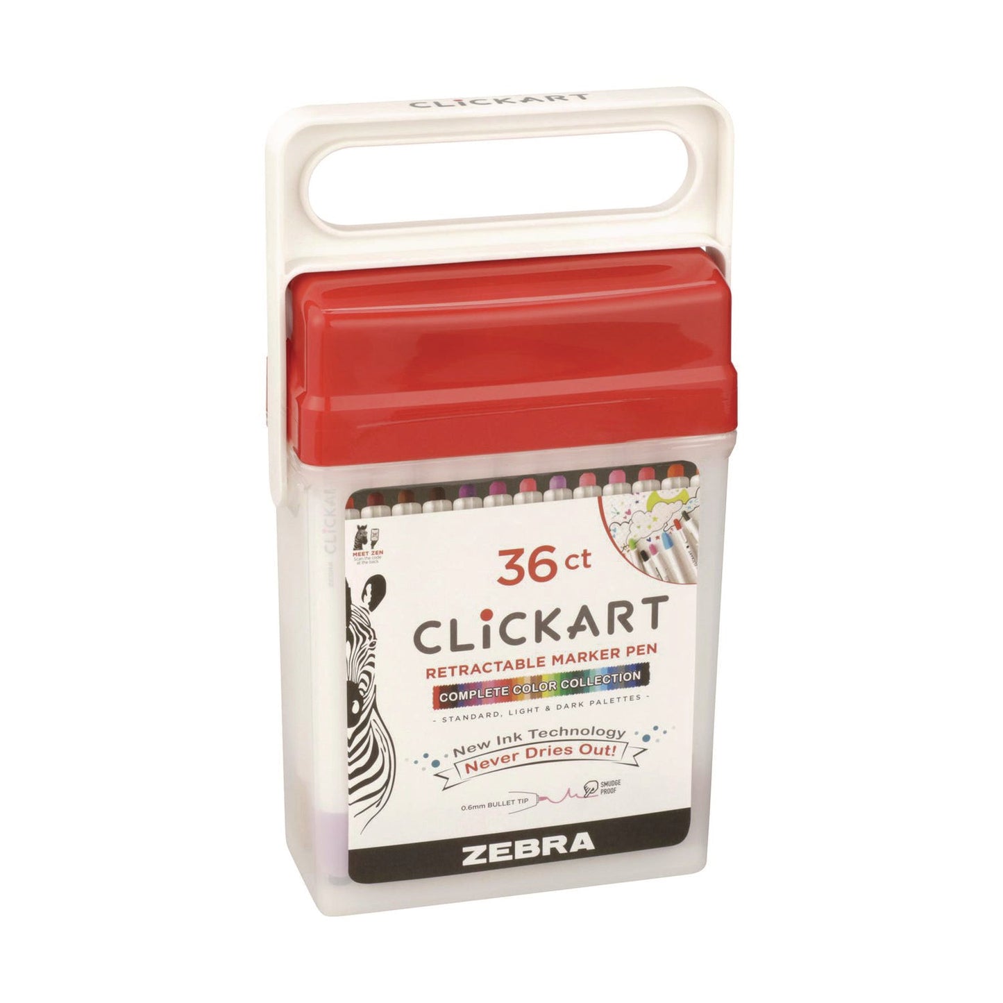 zebra-clickart-porous-point-pen-retractable-fine-0-6-mm-assorted-ink-white-barrel-36-pack-zeb69836_3