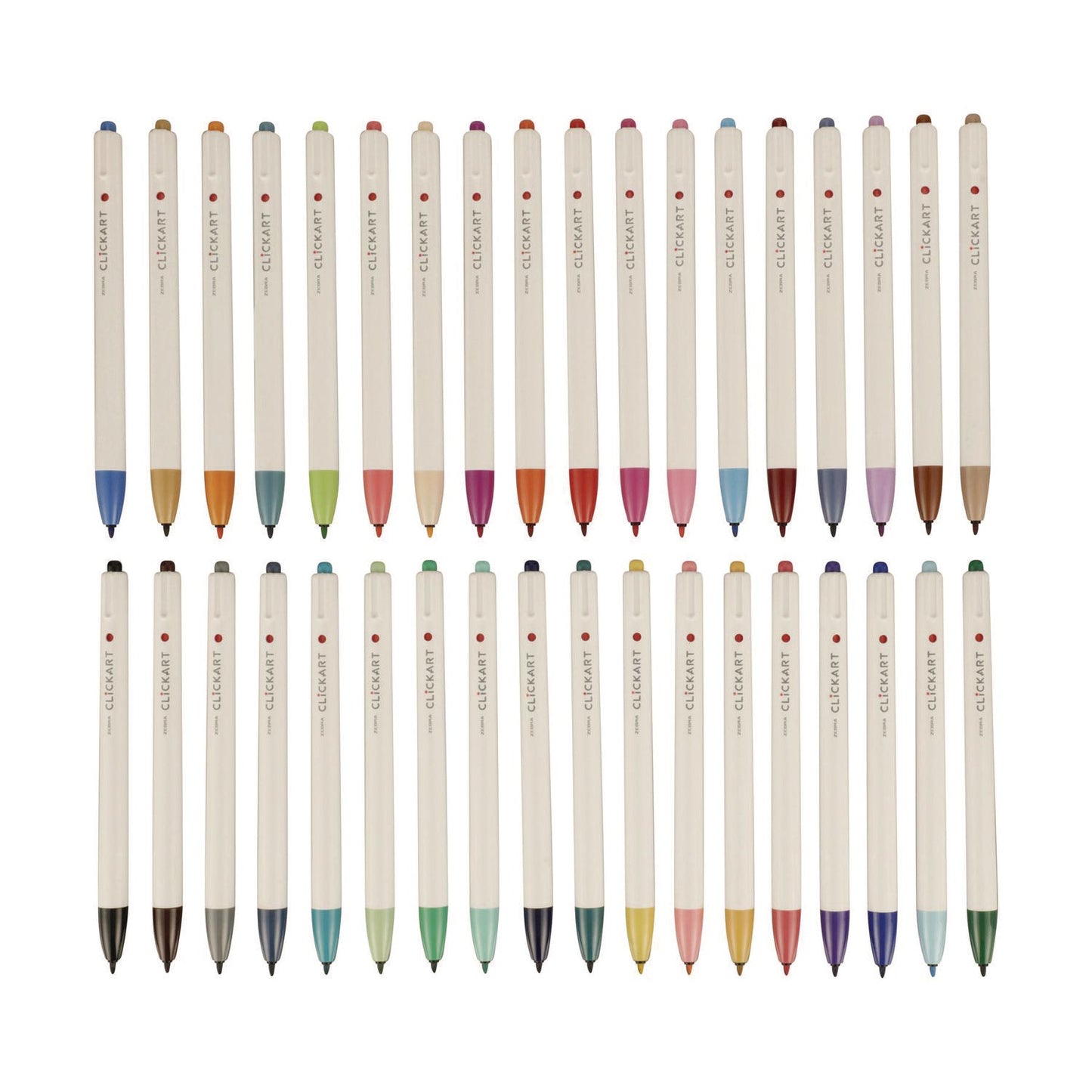 zebra-clickart-porous-point-pen-retractable-fine-0-6-mm-assorted-ink-white-barrel-36-pack-zeb69836_4