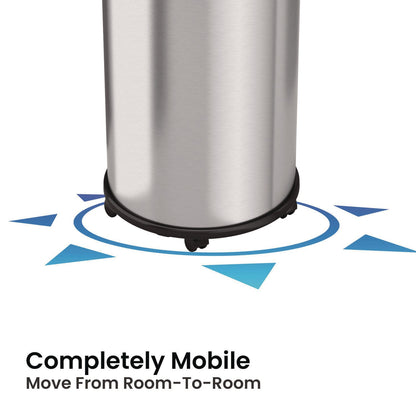 hls-commercial-r-open-top-trash-can-with-wheels-round-16-gal-plastic-stainless-steel-silver-hlmhls16strm_2