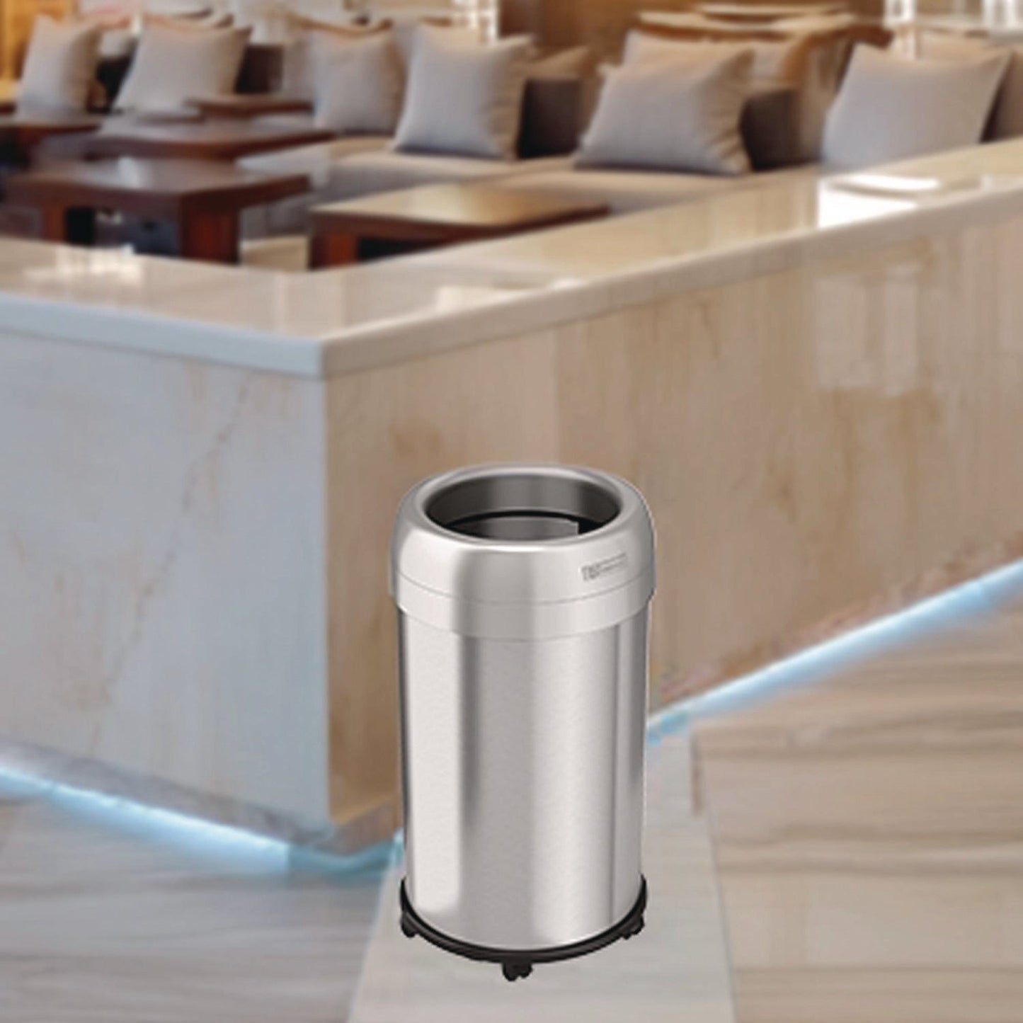 hls-commercial-r-open-top-trash-can-with-wheels-round-13-gal-plastic-stainless-steel-silver-hlmhls13strm_2