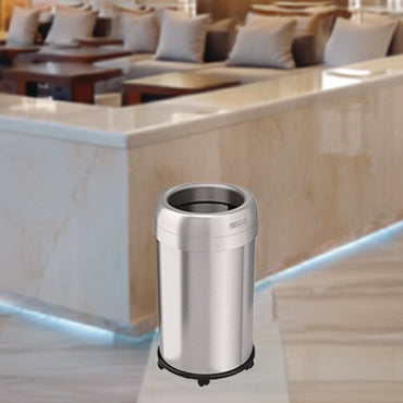 hls-commercial-r-open-top-trash-can-with-wheels-round-13-gal-plastic-stainless-steel-silver-hlmhls13strm_2