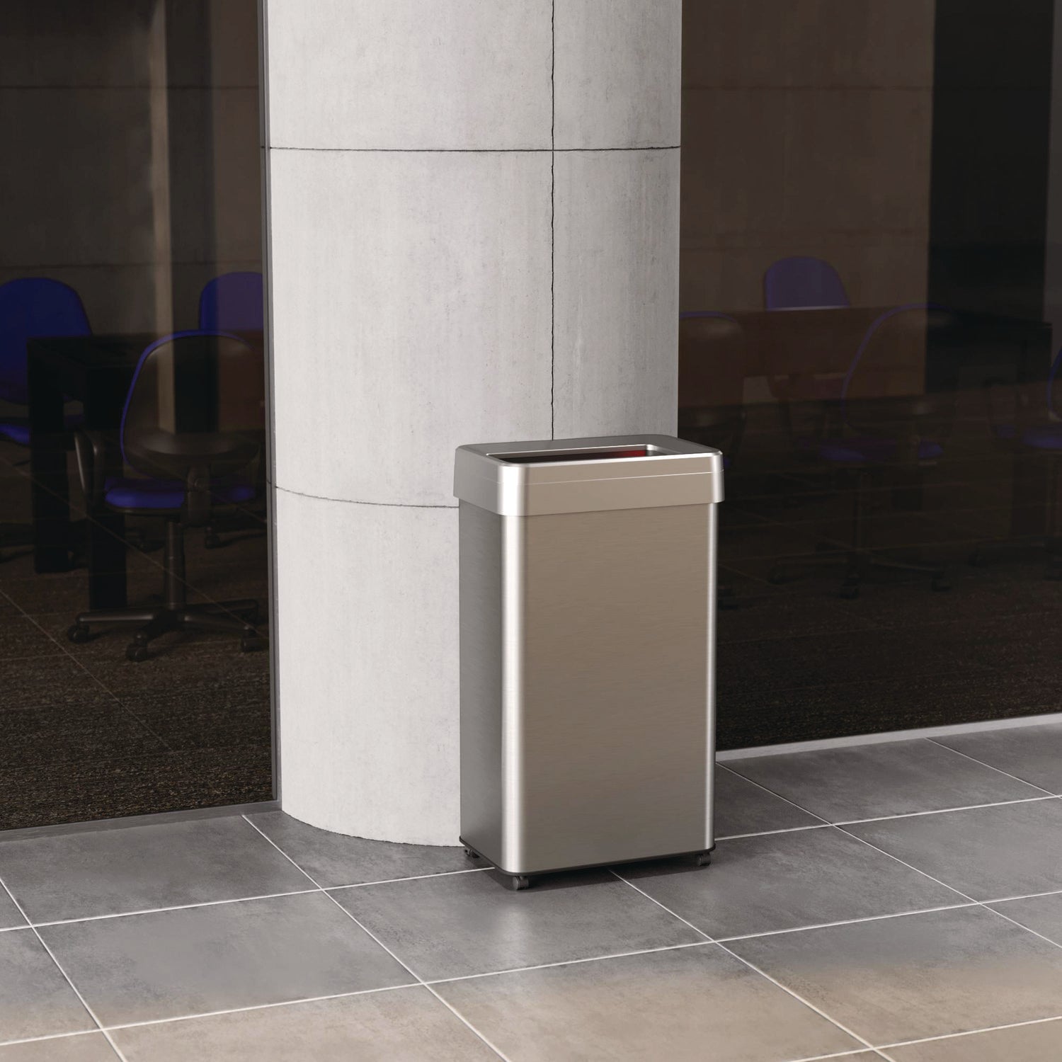 hls-commercial-r-open-top-trash-can-with-wheels-18-gal-plastic-stainless-steel-silver-hlmhls18uotm_4