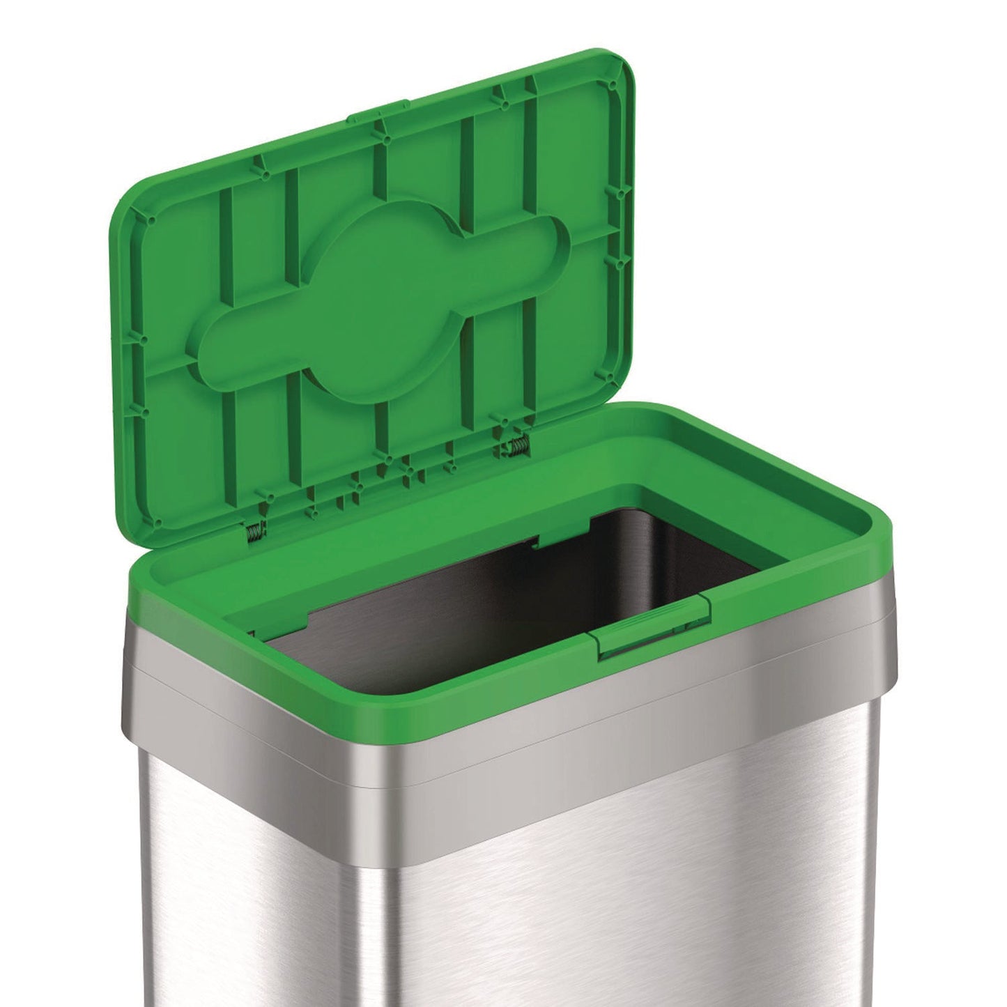 hls-commercial-r-open-top-compost-bin-with-wheels-and-color-coded-lid-21-gal-plastic-stainless-steel-silver-green-hlmhls21uotmcop_4