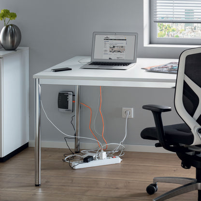 Durable® CAVOLINE Cable Management Box, 16" w x 6.1" d x 5.5" h, Large, Charcoal (DBL503037)
