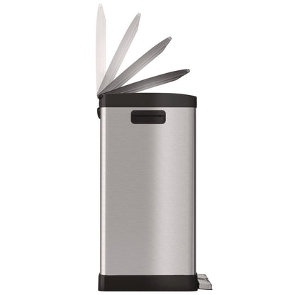 hls-commercial-r-step-pedal-trash-can-and-recycle-bin-16-gal-plastic-stainless-steel-silver-hlmhlss16r_4