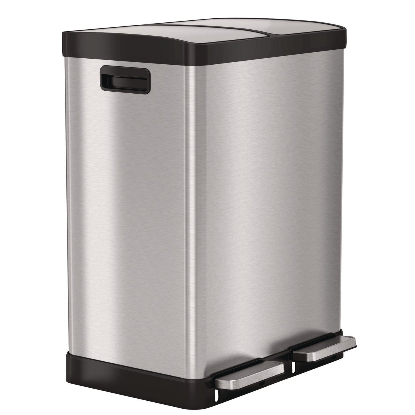 hls-commercial-r-fire-resistant-step-pedal-trash-can-and-recycle-bin-16-gal-plastic-stainless-steel-silver-hlmhlss16rfr_1