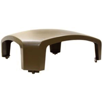 Rubbermaid® Commercial Dome Top for Landmark Series Waste Receptacle, Square, 26 x 16 x 11.25, Driftwood (SGS3975L1DWOOD)