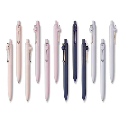 uniball-zento-gel-pen-retractable-medium-0-7-mm-black-ink-coastal-fog-ivory-lavender-barrel-colors-dozen-ubc70663_3