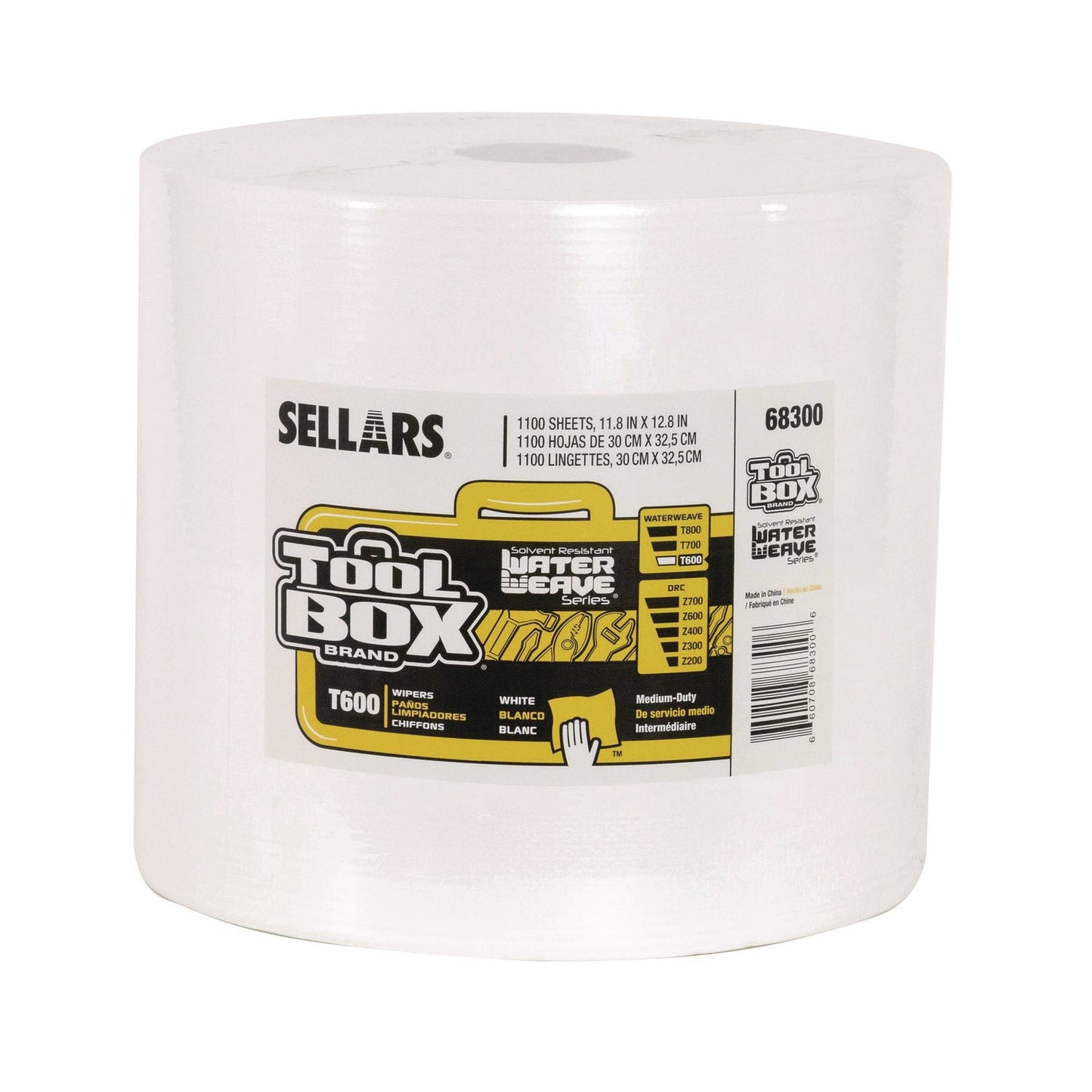 sellars-toolbox-waterweave-t600-wipers-1-ply-11-8-x-12-8-white-1-100-sheets-roll-slr68300_2