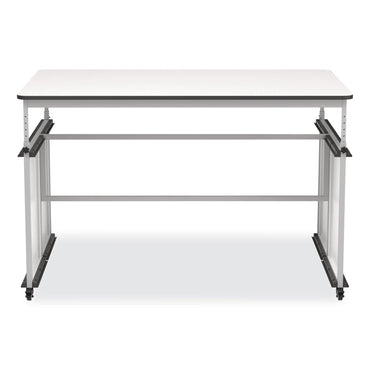 luxor-mbs-classroom-science-lab-makerspace-table-rectangular-60-25-x-39-25-x-38-white-top-gray-base-legs-lxodttb001_2