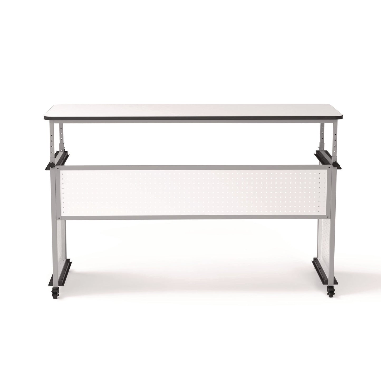 Luxor Modular Teacher's Desk, 60.25 x 21 x 32 to 38, White (LXCDTTB002)