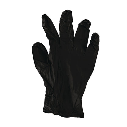 Boardwalk® 396 Series Disposable General-Purpose Nitrile Gloves, Powder-Free, X-Small, 4.4 mil Thick, 9.5" Long, Black, 100/Box,10 BX/CT (BWK396XSCTA)