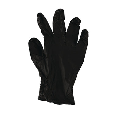 Boardwalk® 396 Series Disposable General-Purpose Nitrile Gloves, Powder-Free, X-Small, 4.4 mil Thick, 9.5" Long, Black, 100/Box (BWK396XSBXA)