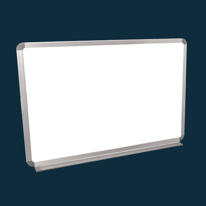 Luxor Wall-Mounted Magnetic Whiteboard, 36" x 24", White Surface, Silver Aluminum Frame (LXCWB3624W)