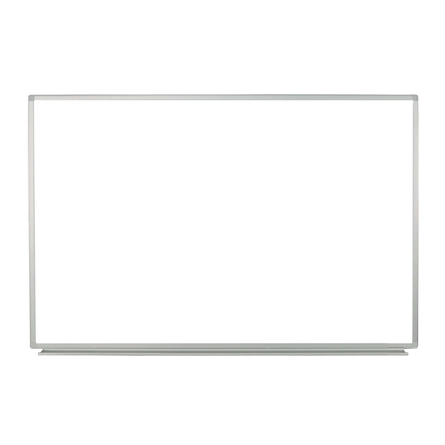 Luxor Wall-Mounted Magnetic Whiteboard, 36" x 24", White Surface, Silver Aluminum Frame (LXCWB3624W)