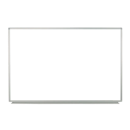 Luxor Wall-Mounted Magnetic Whiteboard, 36" x 24", White Surface, Silver Aluminum Frame (LXCWB3624W)